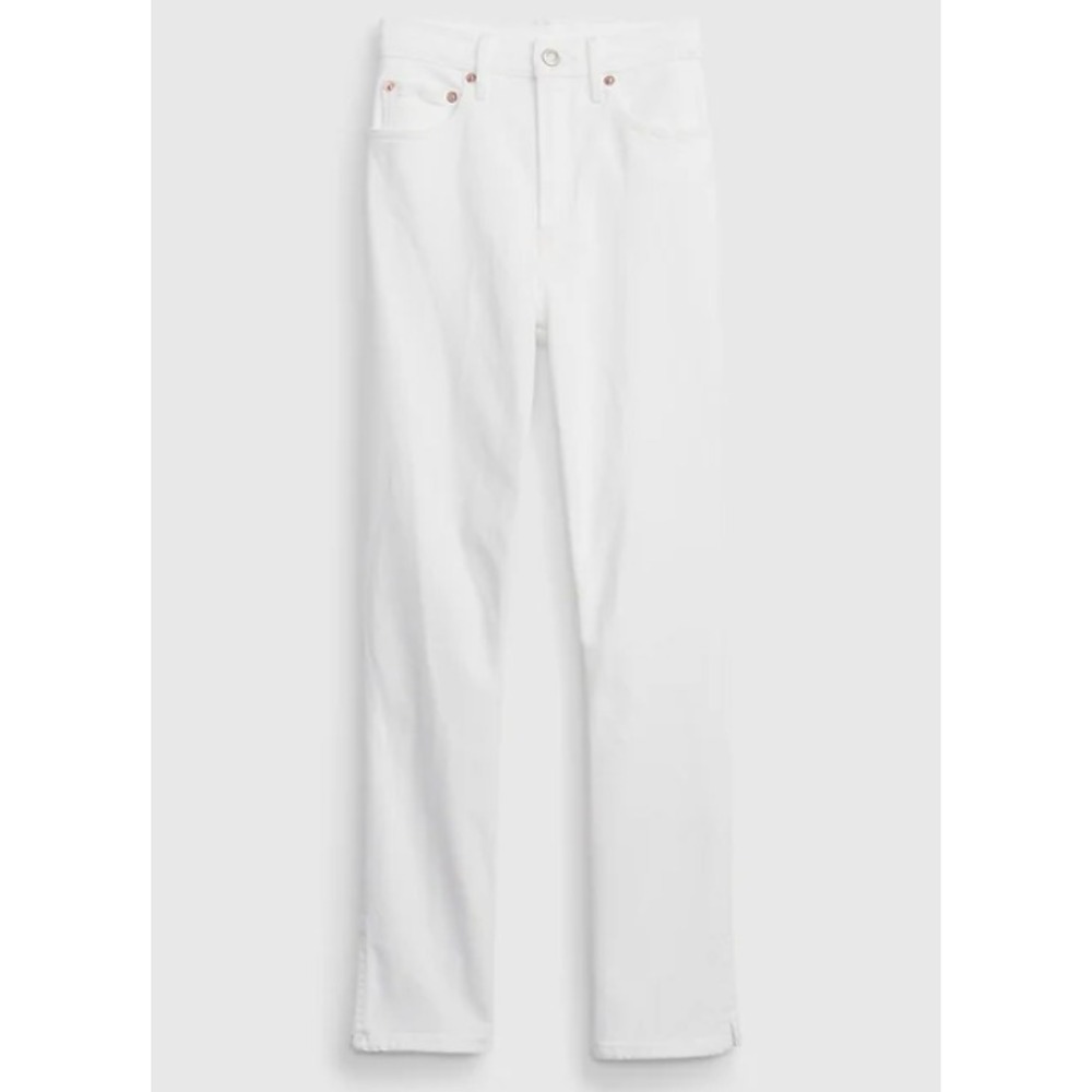 White Gap High Rise Vintage Slim Jeans with Washwell 29/8 Petite New